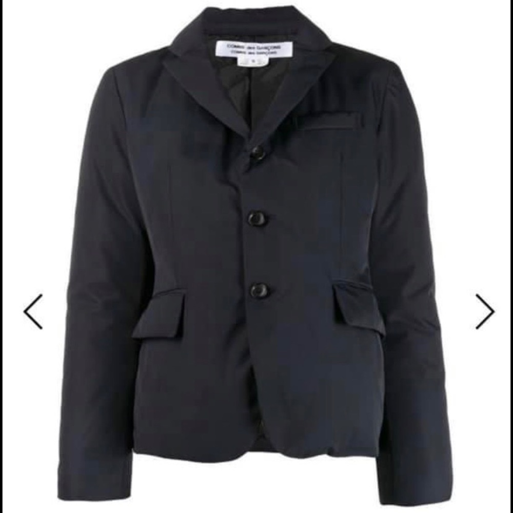Comme Des Garcon puffer padded down blazer jacket